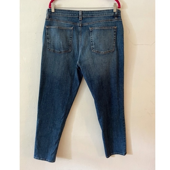 Eileen Fisher Organic Cotton Tapered Ankle Jean Size 12 - Picture 6 of 12